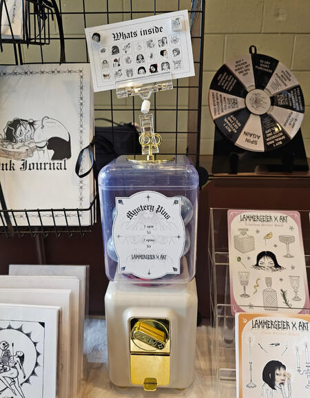 Gacha Machine with Pins