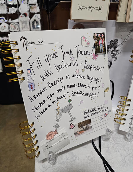 Junk Journal Sample Page