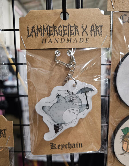 Totoro Resin Keychain